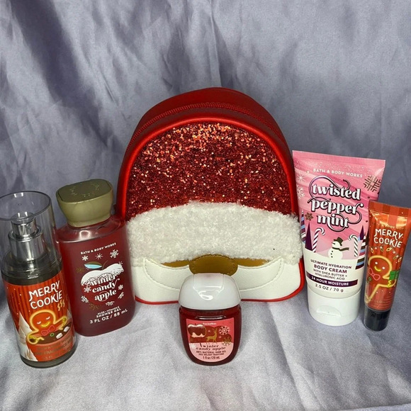 Bath & Body Works Winter Wonderland Santa goodie bag 6 piece set